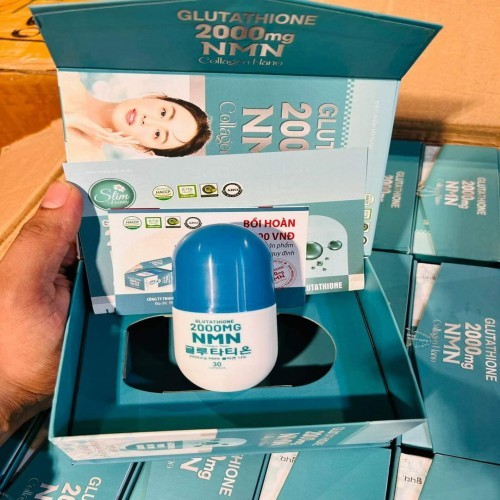 Glutathione 2000mg Nmn Collagen Nano Whitening Pills