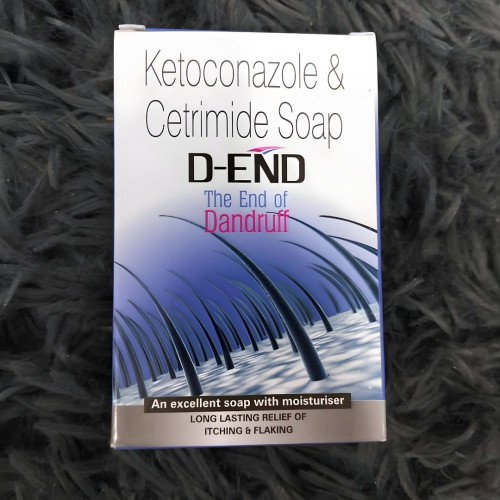 D-END Ketoconazole & Cetrimide Soap – The End of Dandruff (75g)