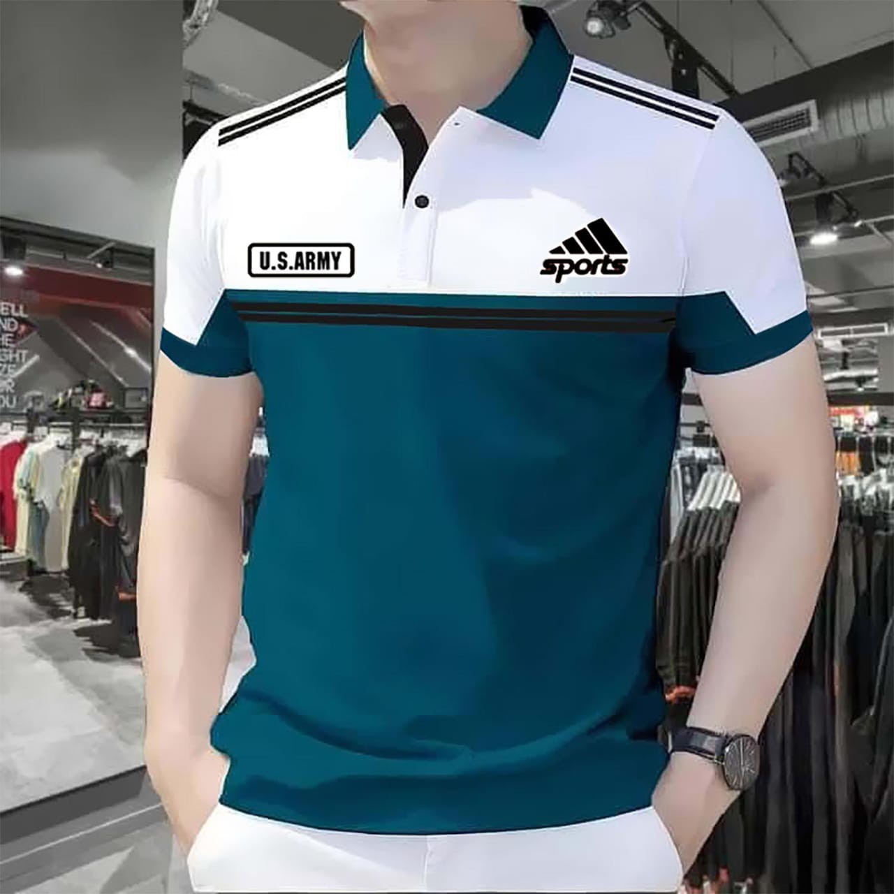 Smart Casual Polo Shirt For Men