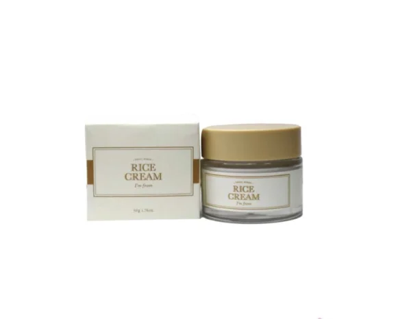 I’m from Rice Cream 50gm, 41% Rice Bran Essence with Ceramide, Glowing Look, Improves Moisture Skin Barrier, Nourishes Deeply, Smoothening to Even Out Skin Tone, K Beauty