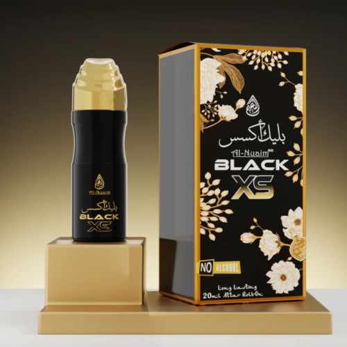 Al-Nuaim Black XS Attar, Alchohol Free Perfume Oil 20ml