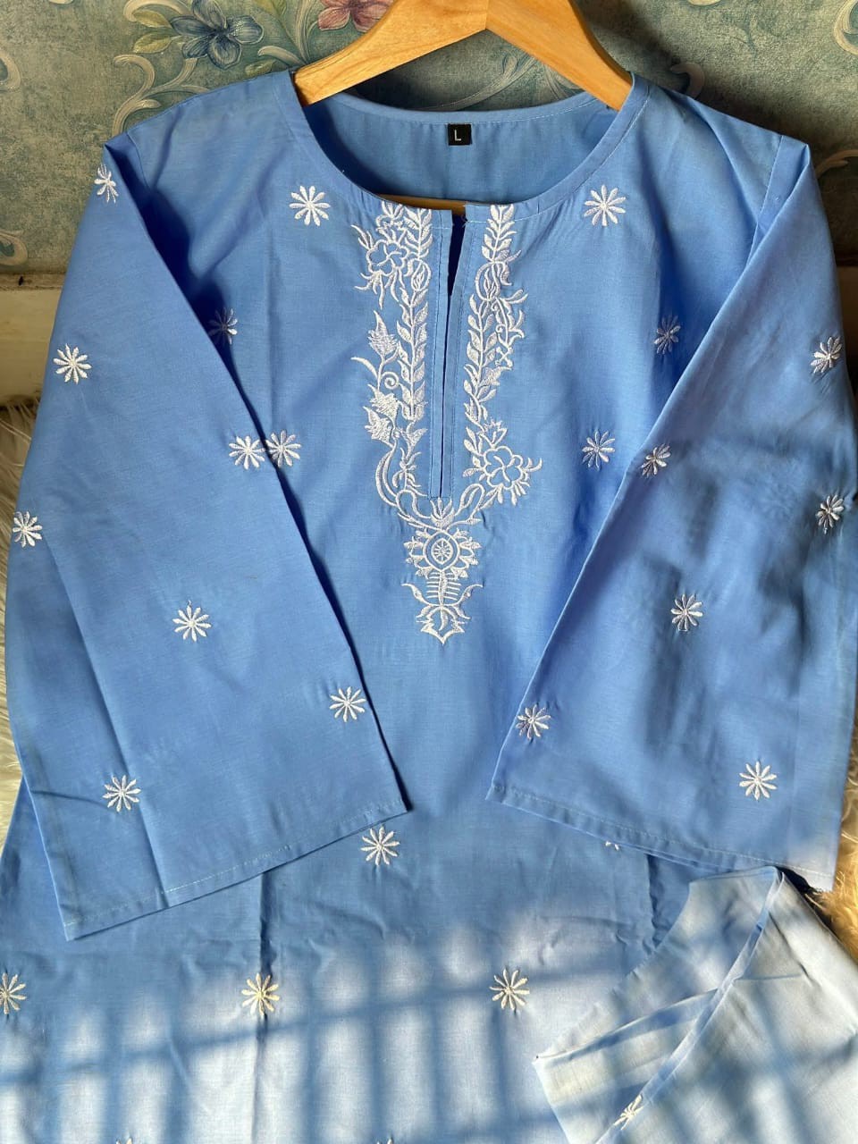 Embroidery Cotton Co-Ord Set