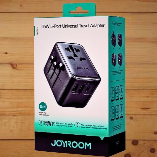 JOYROOM JR-TCW02 65W 5-port Universal Travel Adapter best price in bd