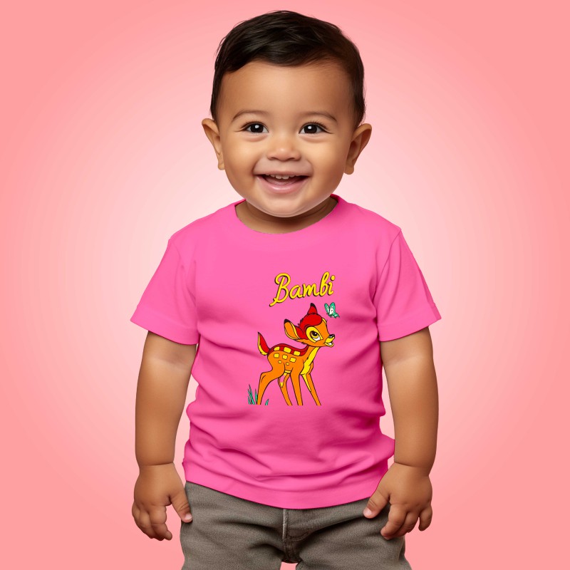 Bambi (Cotton) T-Shirt for Kids -(16)