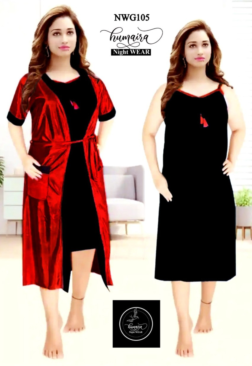 Premium Quality 2-Part Nighty For Female