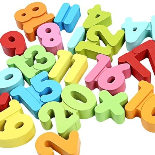 Premium Wooden 123 Numbers Puzzle Toy, Educational and Learning Toy