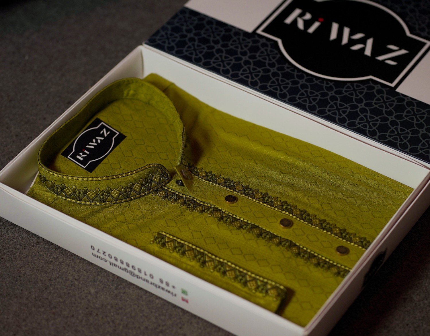 Premium Cotton Embroidery Panjabi (7)