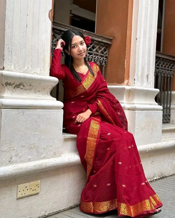 Half Silk Pair Saree For Ladies