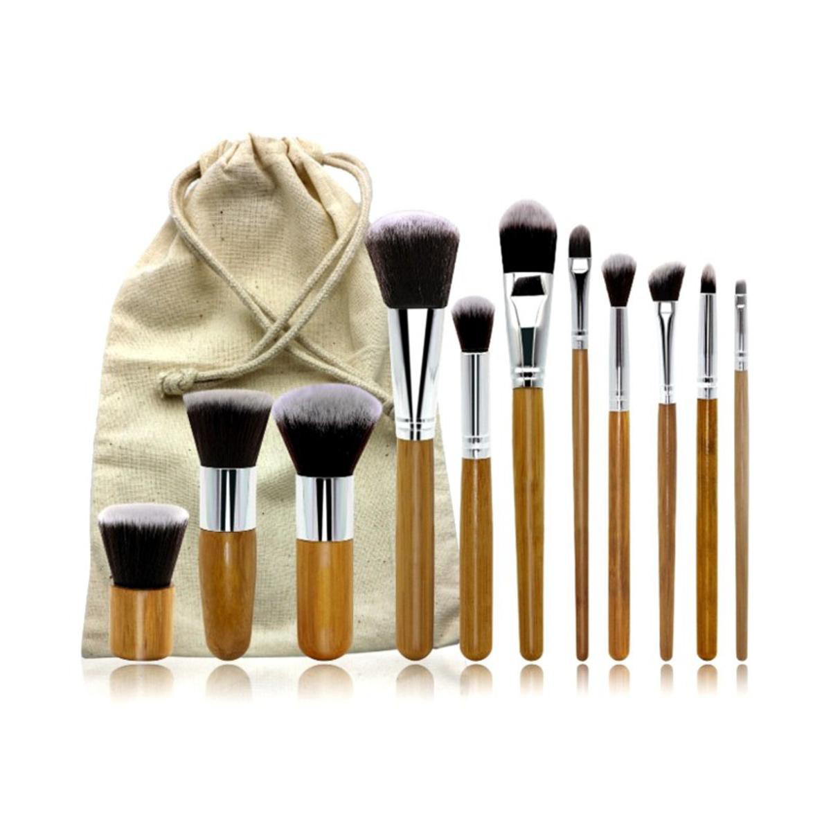 Bamboo Make Up Brush set | 11pcs