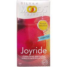 Moods Joyride Condom 12pcs Dotted, Scented, Ribbed & Flared Condom for Men | India
