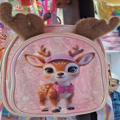 3D Cartoon Deer Design Children's Mini Backpack