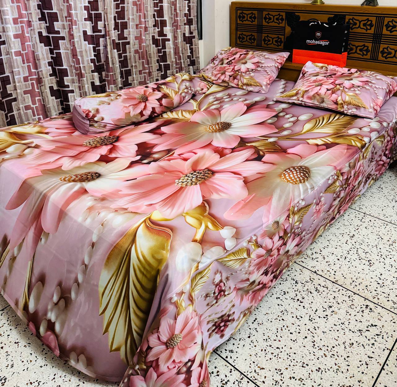 China Premium 3D Design Bed Sheet-(38)