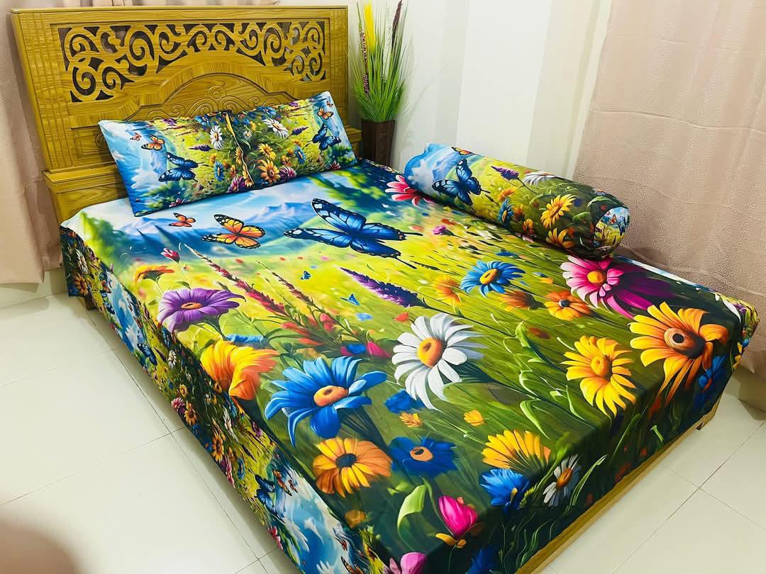 China Premium 3D Design Bed Sheet-(13)