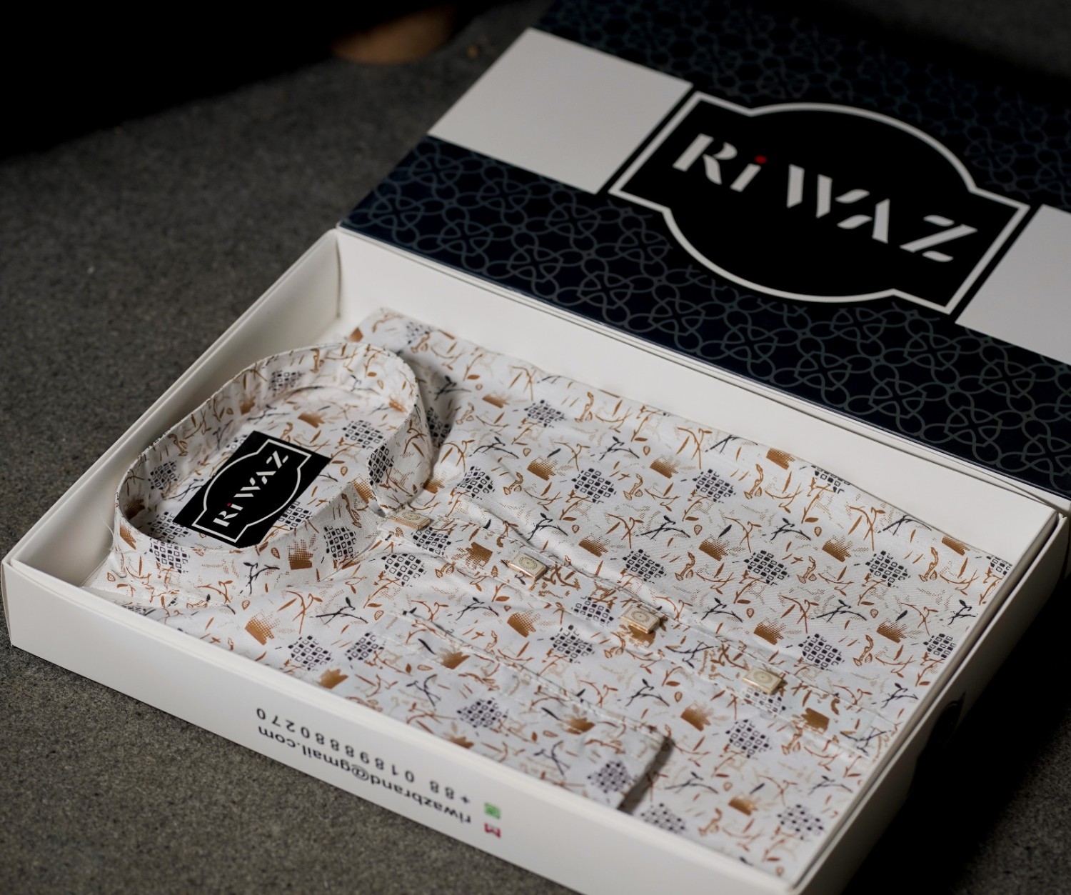 Premium Cotton Print Panjabi (2)