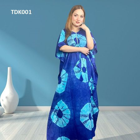 Tie Dye Batik Kaftan Maxi (3)