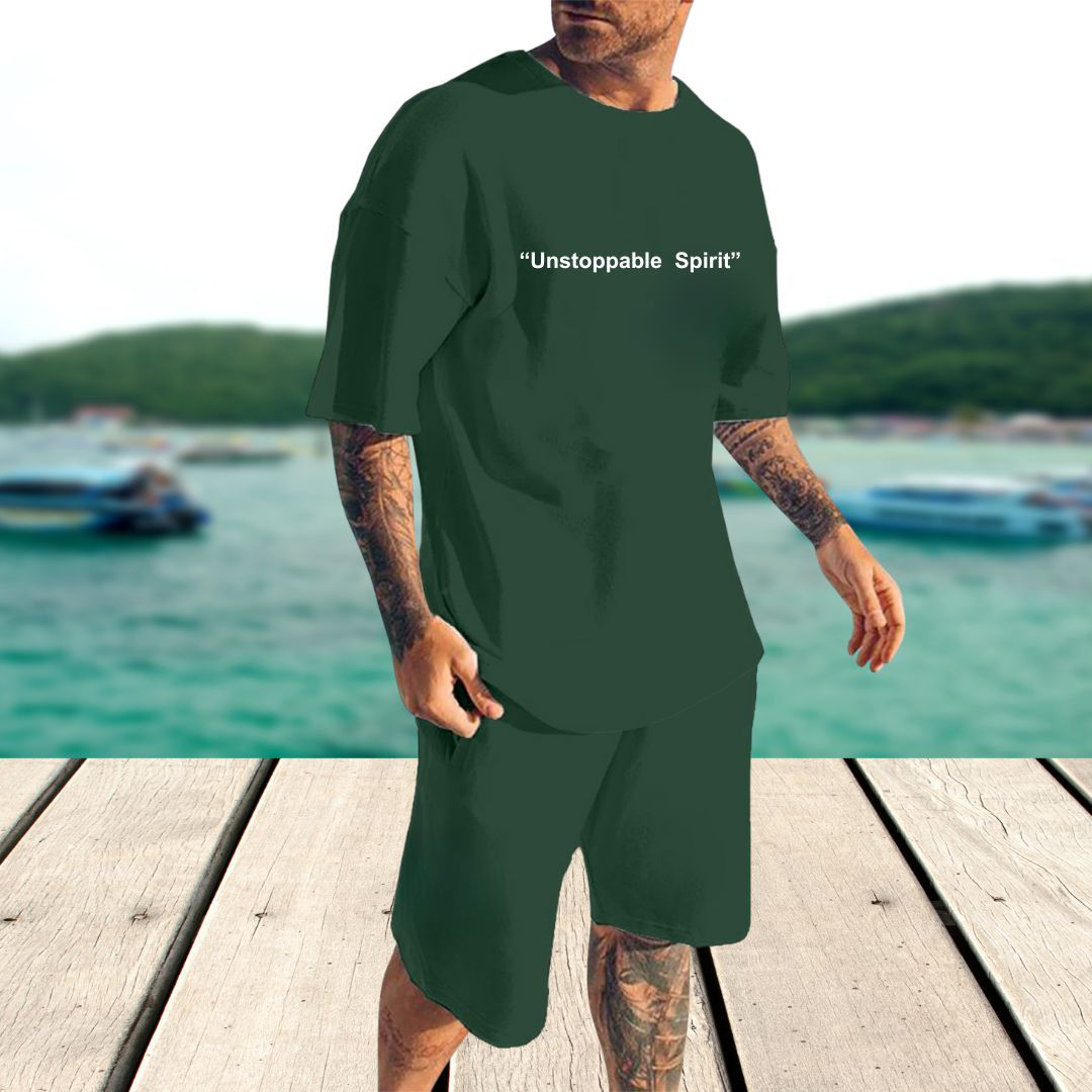 Men's Shirt and 2 Quarter Pant Combo Set For Men