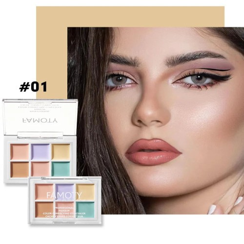 7color Natural Professional Concealer Palettes makeup Facial Face Cream