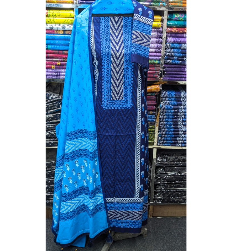 New Exclushive Collection High Qualitiey Cotton Printed Three Piece-(21)