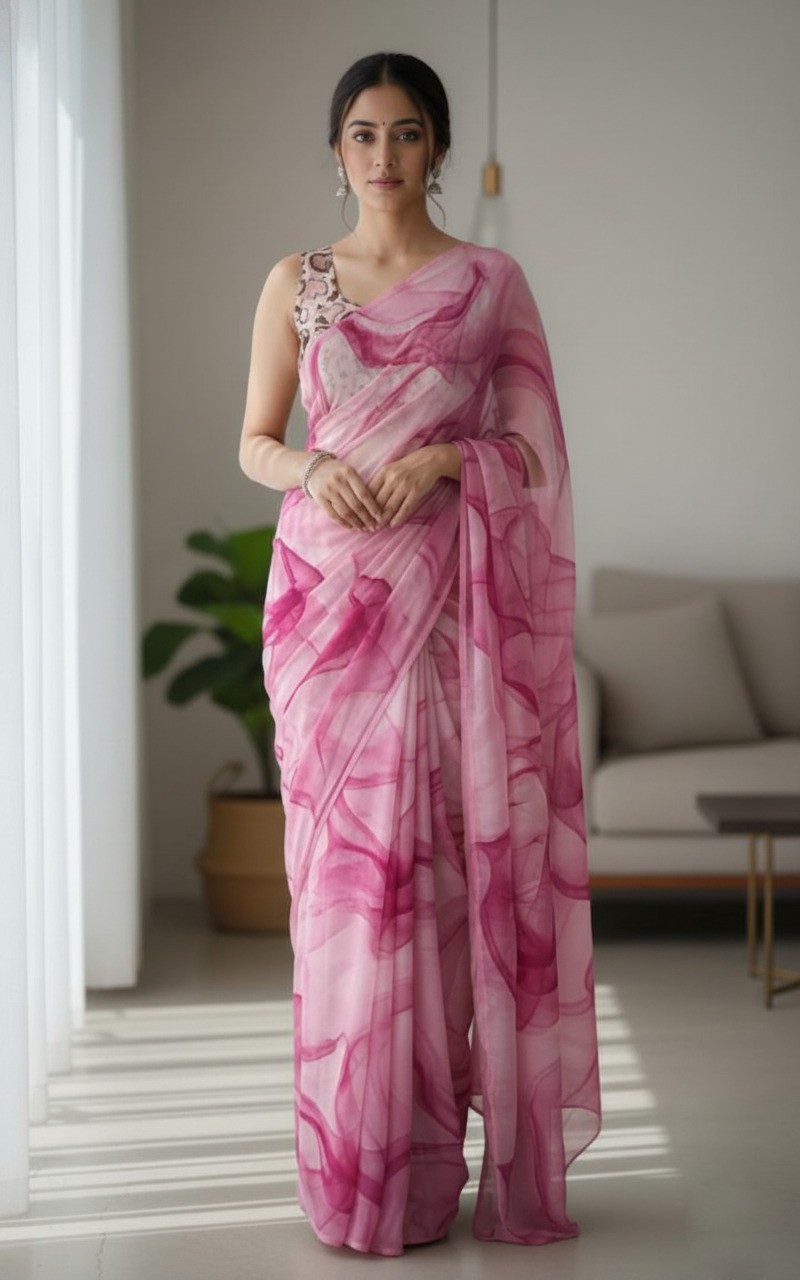 Classic Georgette Royal Elegance Saree