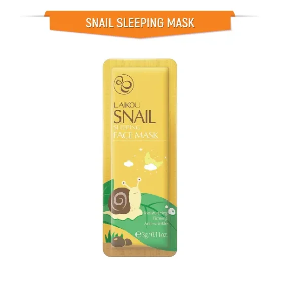 Laikou Snail Sleeping Face Mask 3g x5 Pack