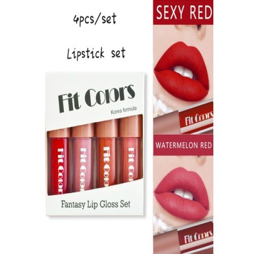 Fit Colors 4 Color Mini Lip Gloss set