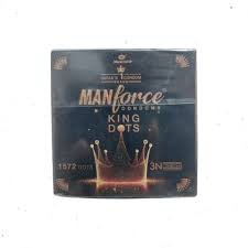 Manforce King Dots 1572 Extra Dotted Unflavored Condoms 3pcs Pack | India