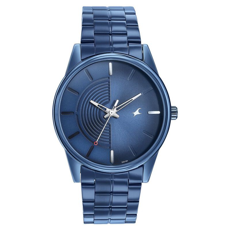 Fastrack 3305QM02 Stunners Quartz Analog Blue Dial With Blue Metal Strap Watch