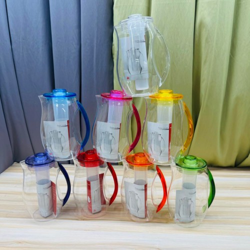 2.5 Liter Transparent Acrylic Water Juice Jug with Ice Tube
