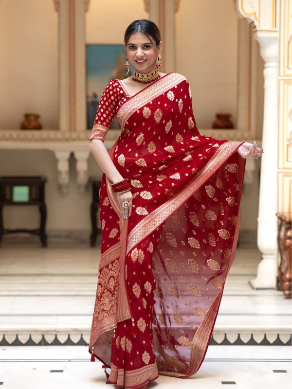 Dhupia Saree with Blouse Piece