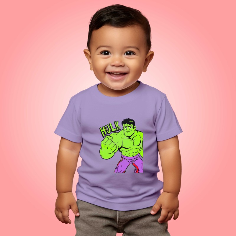 Hulk (Cotton) T-Shirt for Kids -(13)