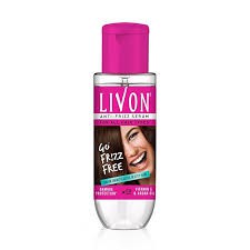 LivOn Anti Frizz Serum for All Hair Types 100ml/ 45ml/ 20ml – Product of India