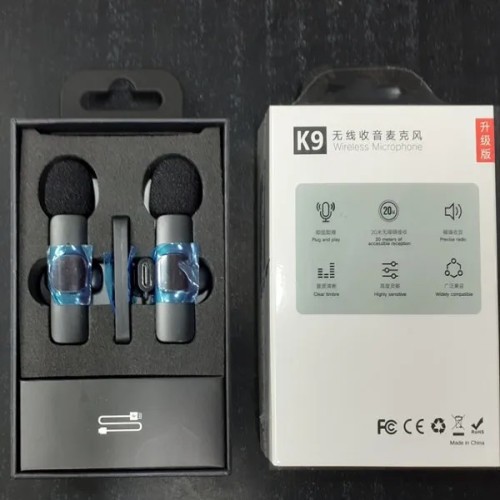 K9 Double Wireless Microphone 2 In 1  price in bd