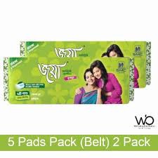 Joya Sanitary Napkin | Belt System 5 Pads Pack | Combo 2 Pack 10 Pads