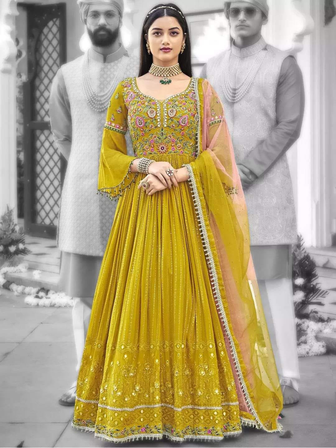 Meher Style Three Piece