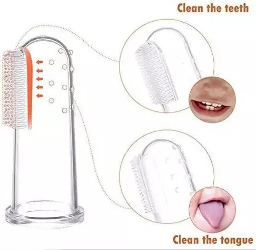 Baby Finger Toothbrush – Children’s Silicon Finger Transparent Toothbrush