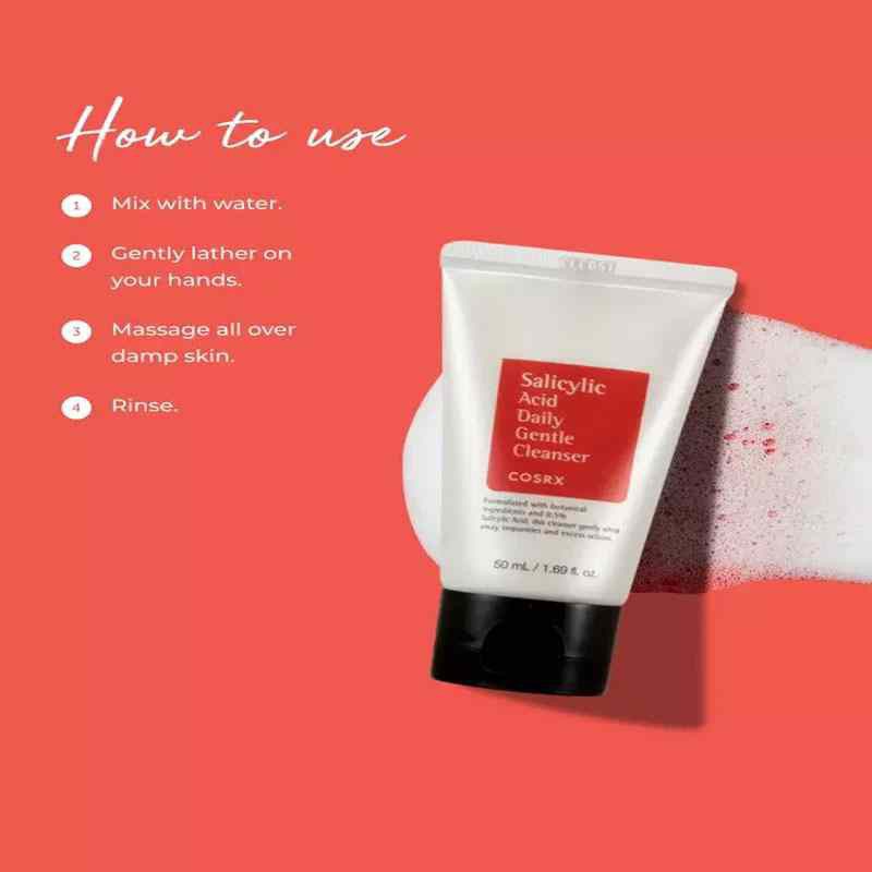 Cosrx Salicylic Acid Daily Gentle Cleanser 150ml / 50ml