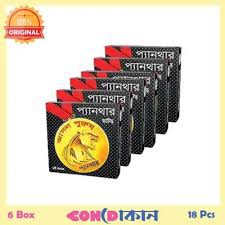 Panther – Dotted Condom – Combo Pack – 6 Packs – 3×6 – 18pcs