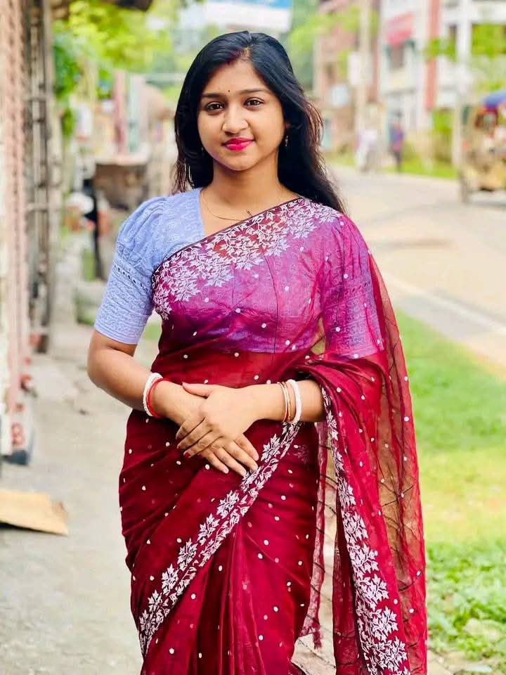 Arpita Half Silk Block Print Saree