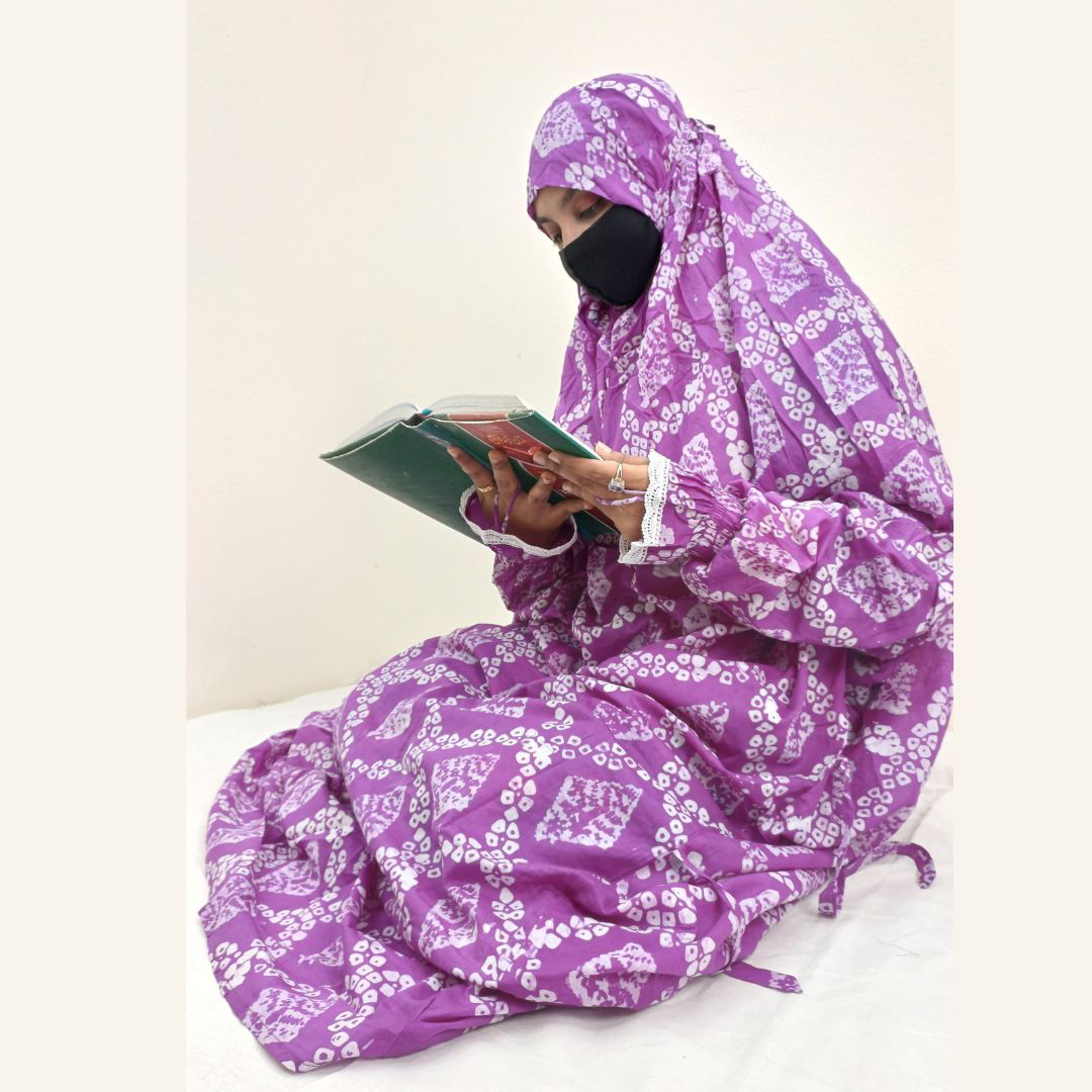 Bexi Batik Salat Long Hijab For Women