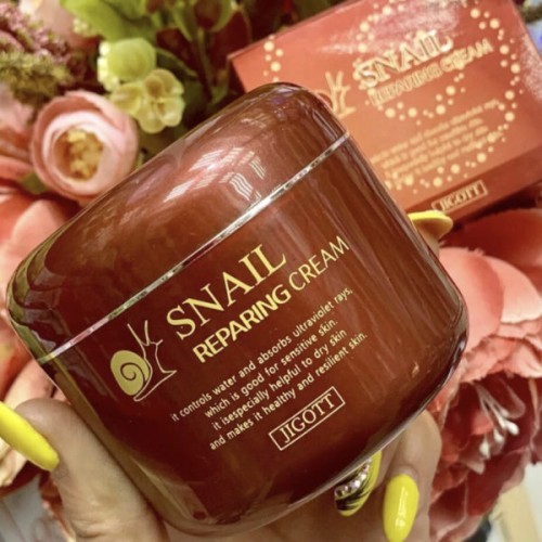 Jigott Snail Repairing Cream 100ml Korea