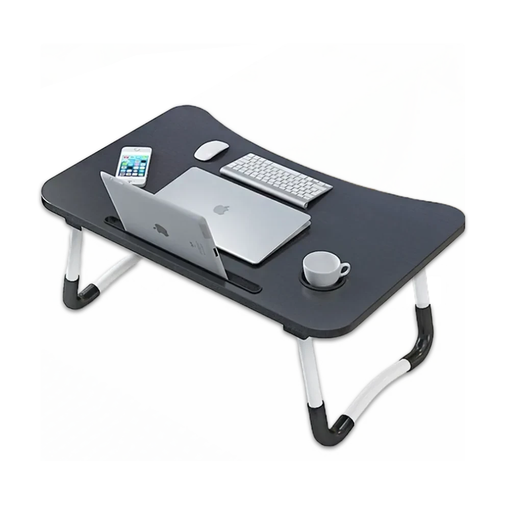 Multifunctional Portable & Foldable Laptop Table – Black Color