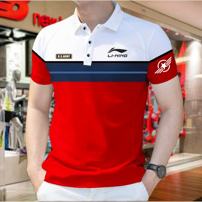 Cotton Polo Shirt For Men's-(8)