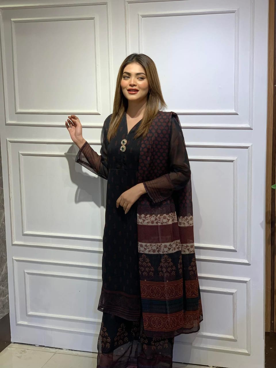 Jorjet Noor Luxury Three Piece