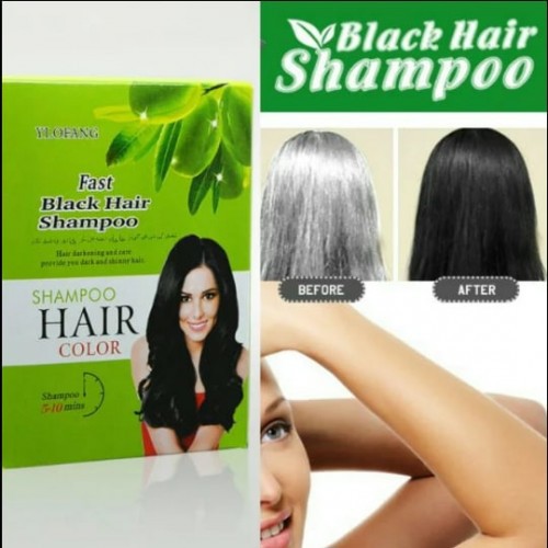 Fast Black Color Hair Shampoo 250ml