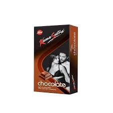Kamasutra Chocolate Flavor Dotted Condom 10pcs Pack (Made in India)