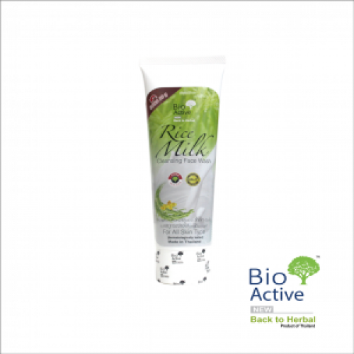 BIO ACTIVE Rice milk cleansing face wash