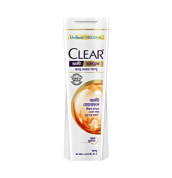 Clear Anti Dandruff Anti Hairfall Shampoo - 330ml