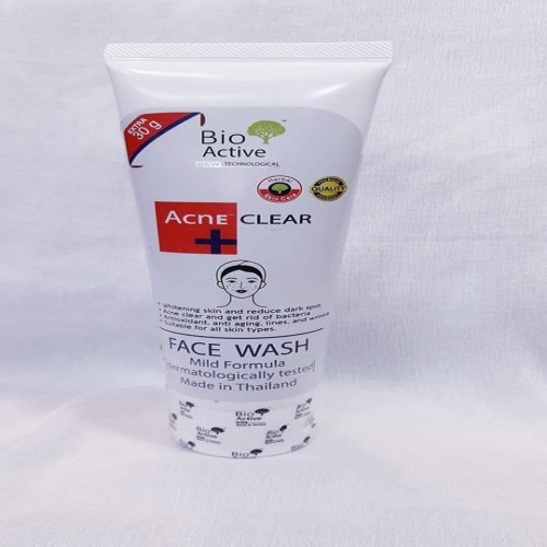 B.i.o Active Acne Clear Facewash-70g-Thailand