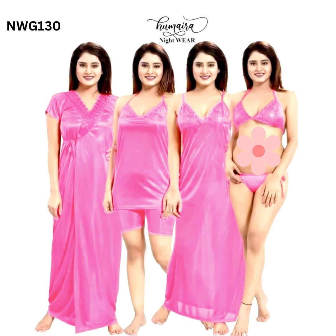 Stylish 6 part Nighty For Women