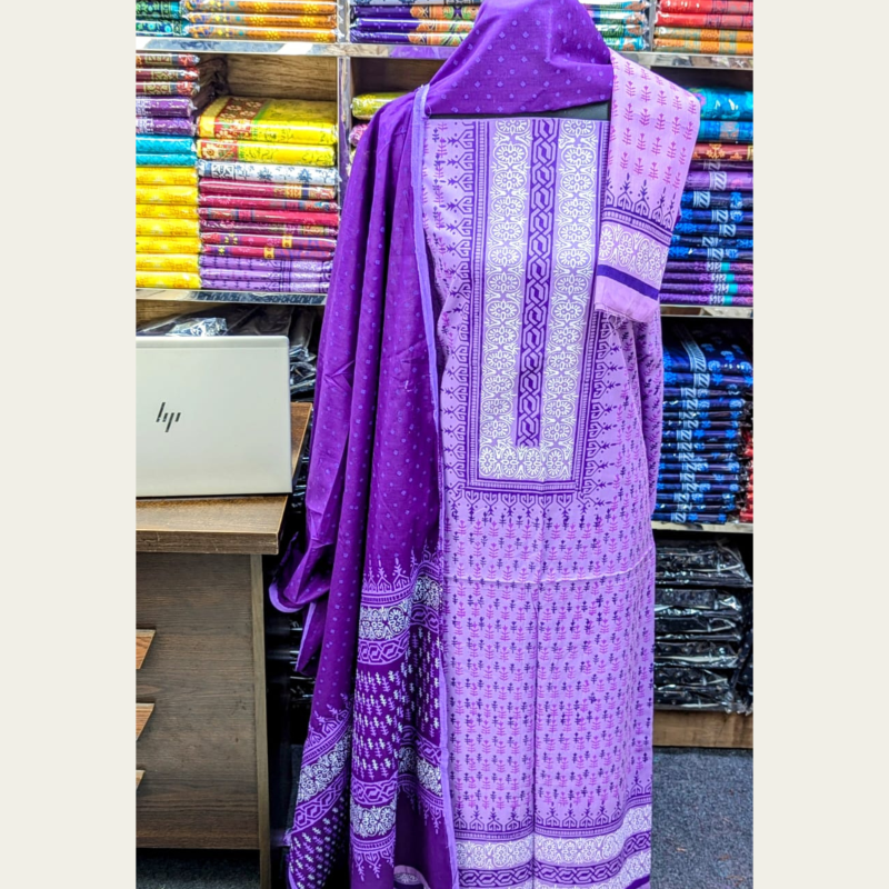 New Exclushive Collection High Qualitiey Cotton Printed Three Piece-(16)